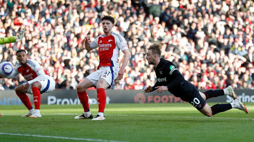 พรีเมียร์ลีกอังกฤษ : อาร์เซน่อล VS เวสต์แฮม